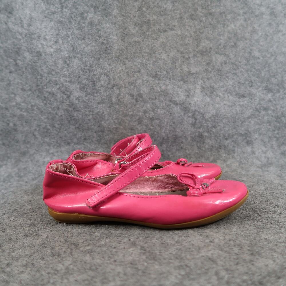 Circo Shoes Kids Toddler 10 Ballet Flats Mary Jane Strap Pink Bow Round Toe Girl